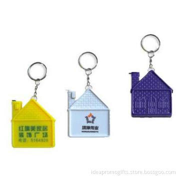 House Keyring with Tape Measure